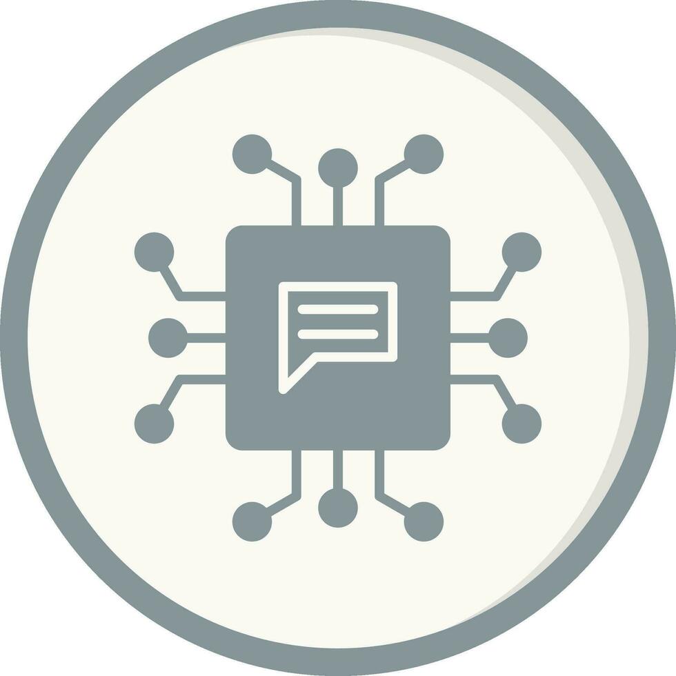 Natural Language Processing Vector Icon