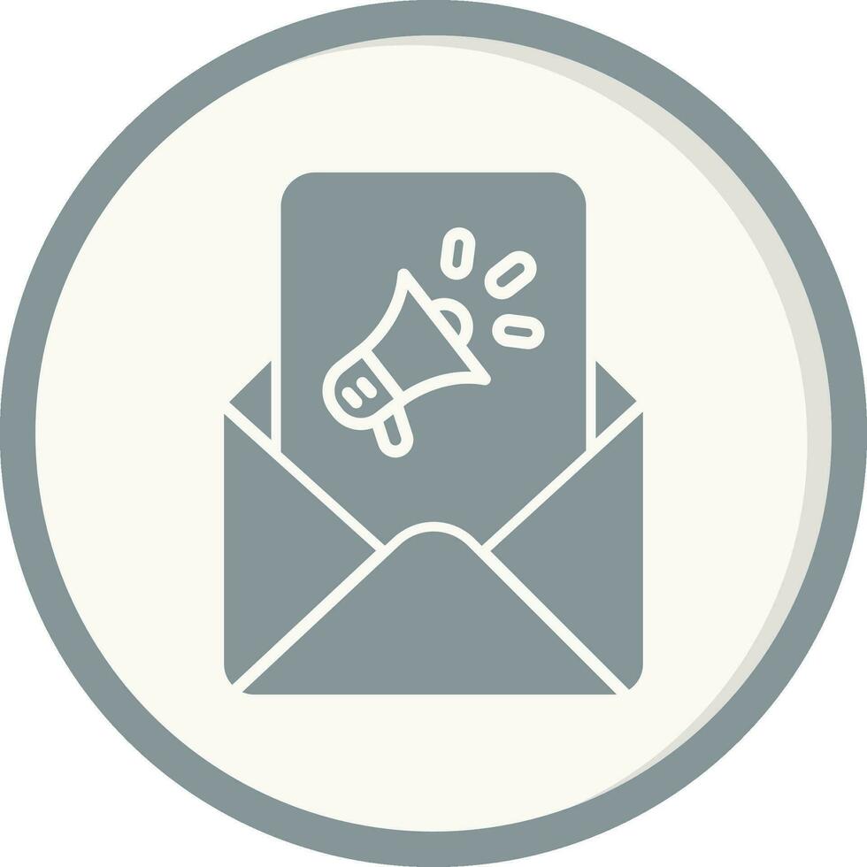 icono de vector de marketing por correo electrónico