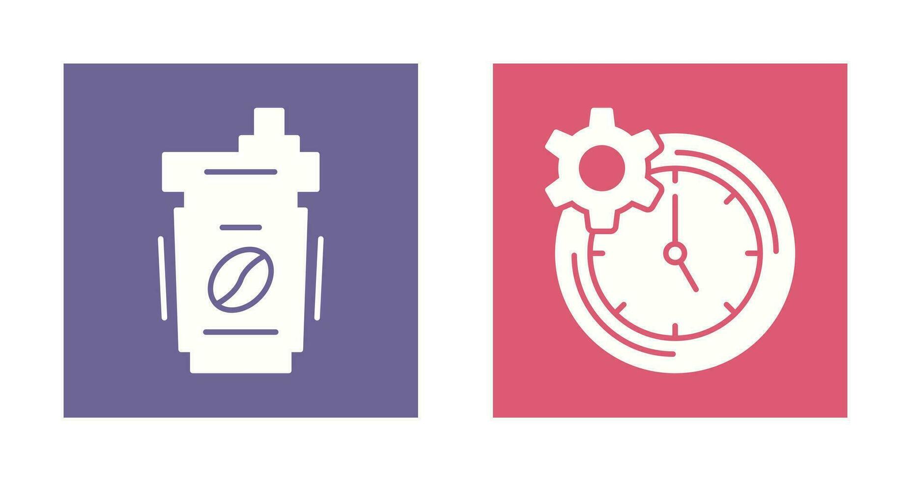 Coffee Cup and Productivity Icon vector