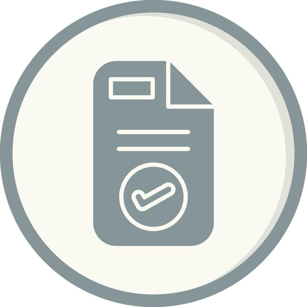 icono de vector de documento