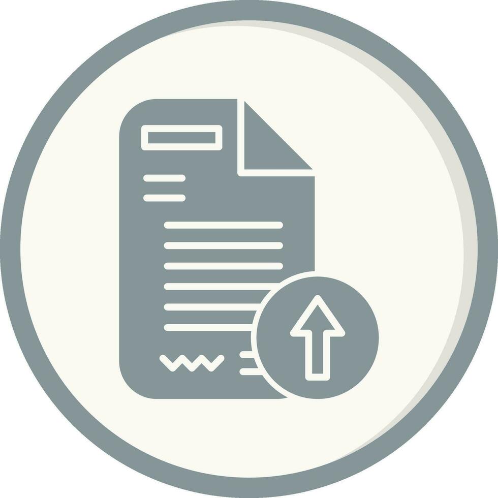 Upload File Vector Icon