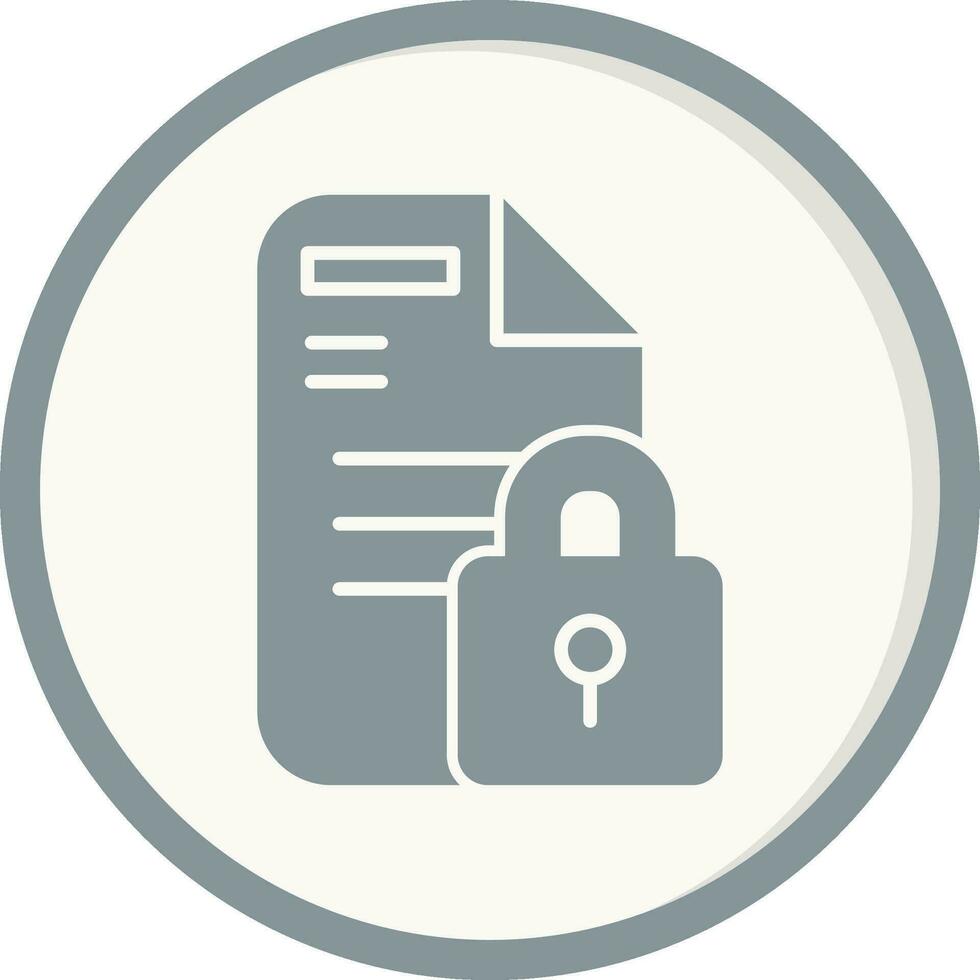 Secure Folder Vector Icon