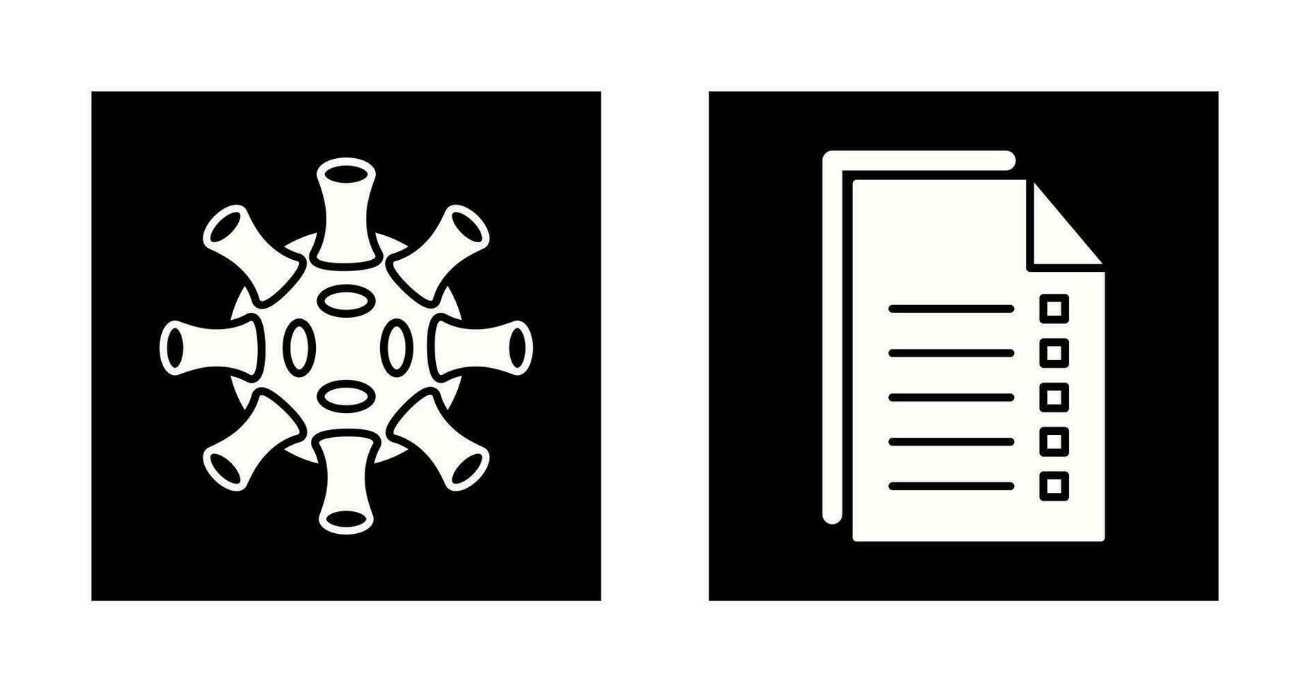 Virus and Data Icon vector