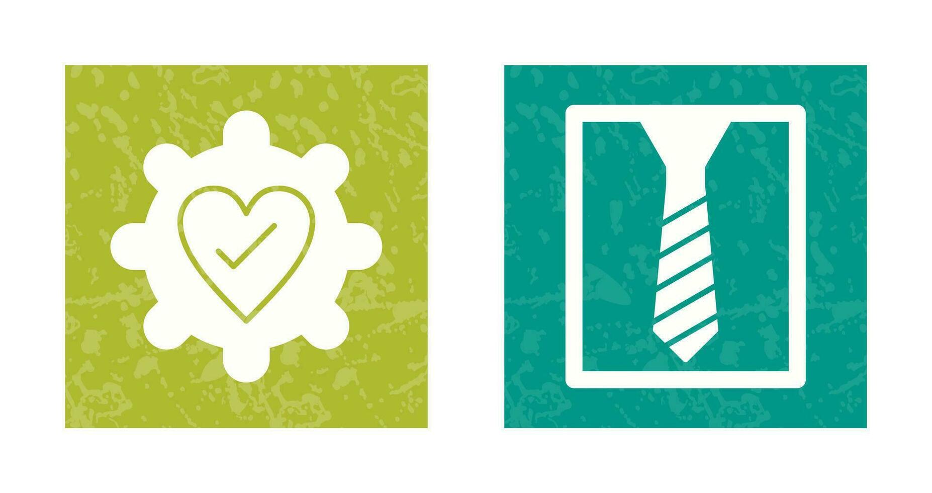 Gear and Tie Icon vector