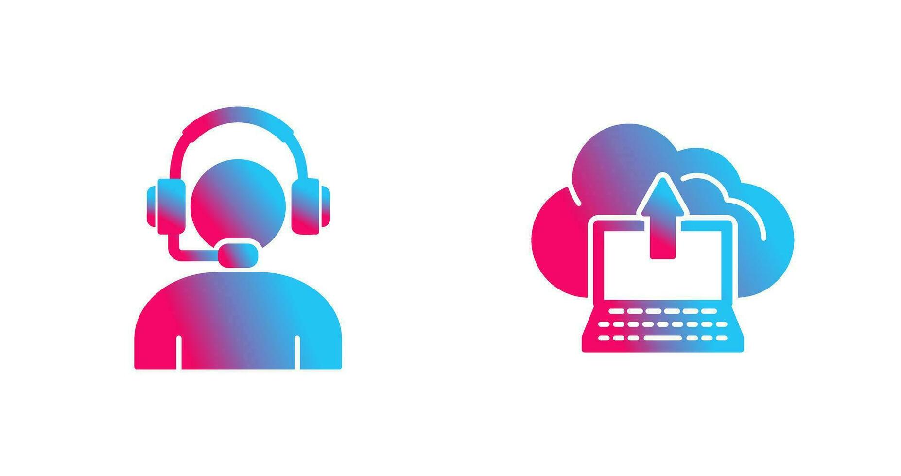 Helpline and backup Icon vector