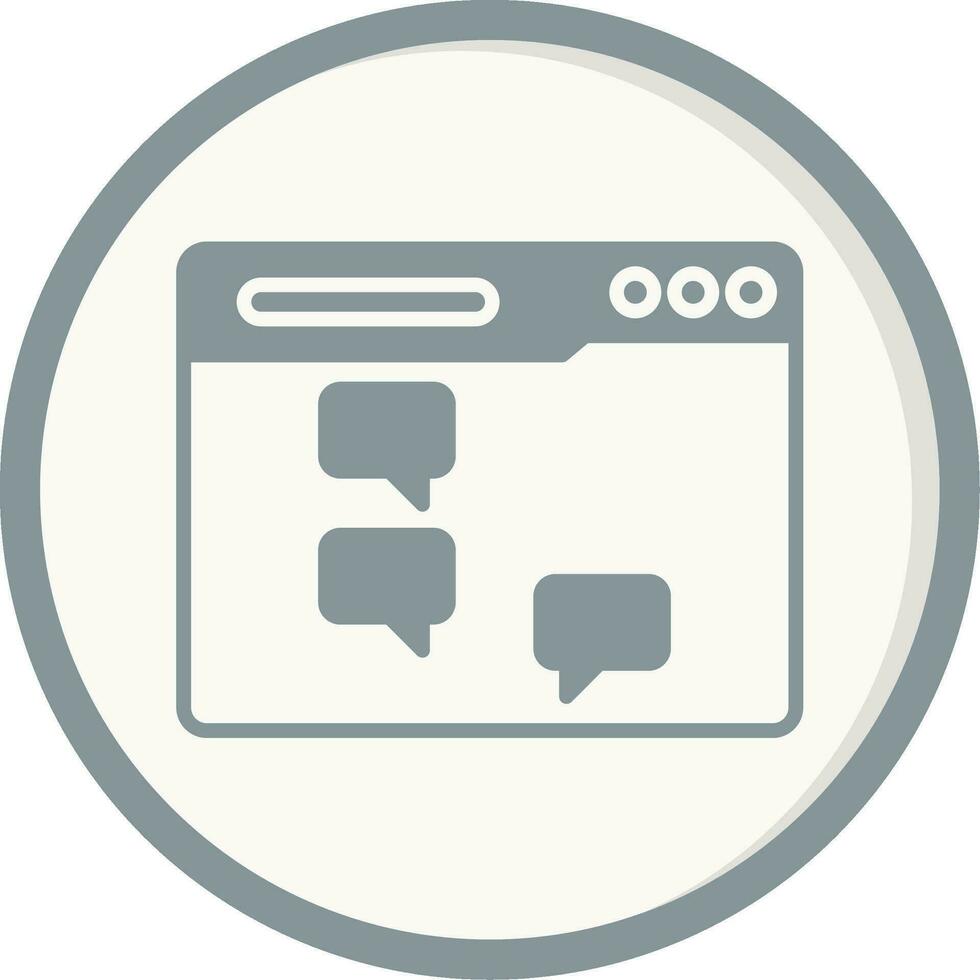 Group Chat Vector Icon