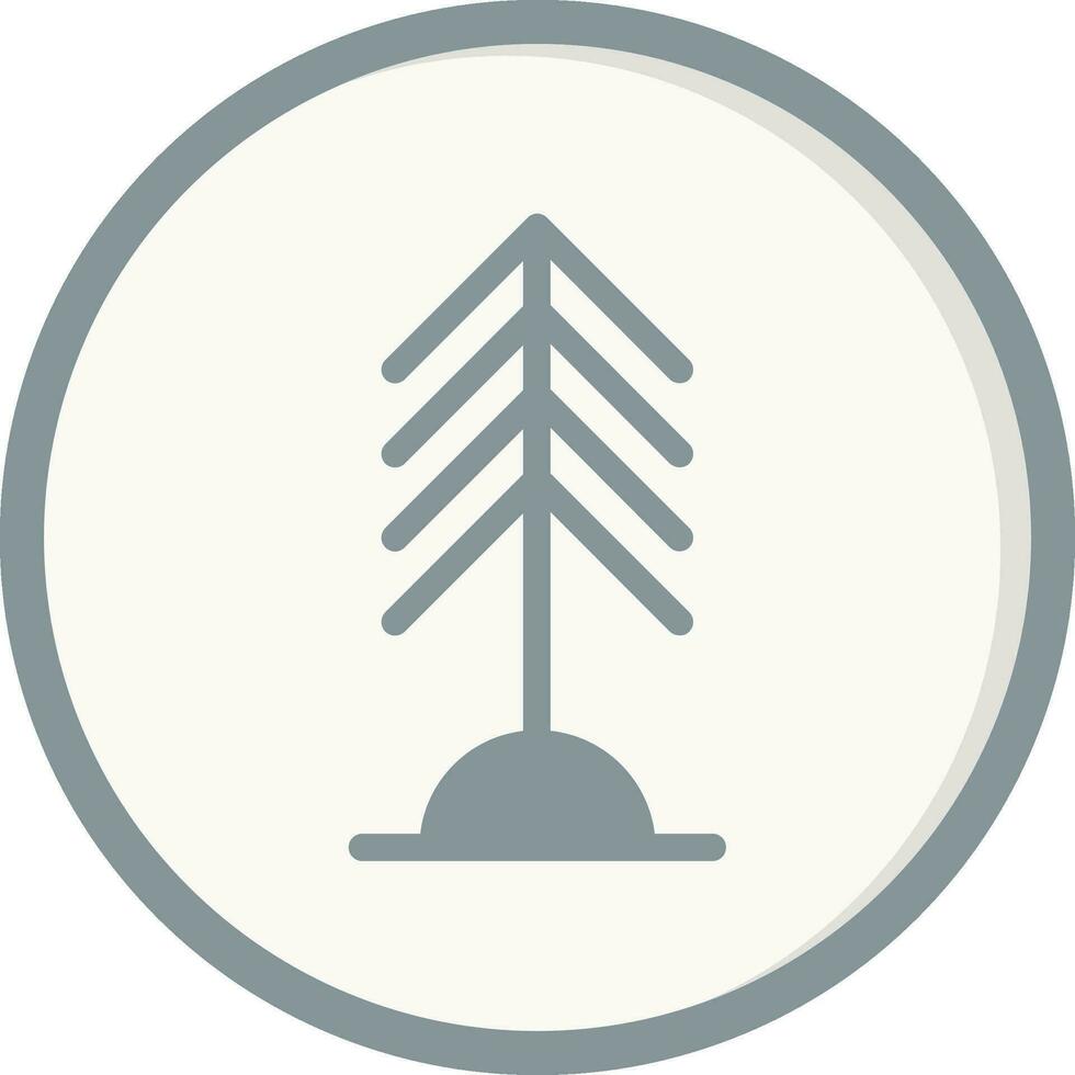 icono de vector de árbol de pino