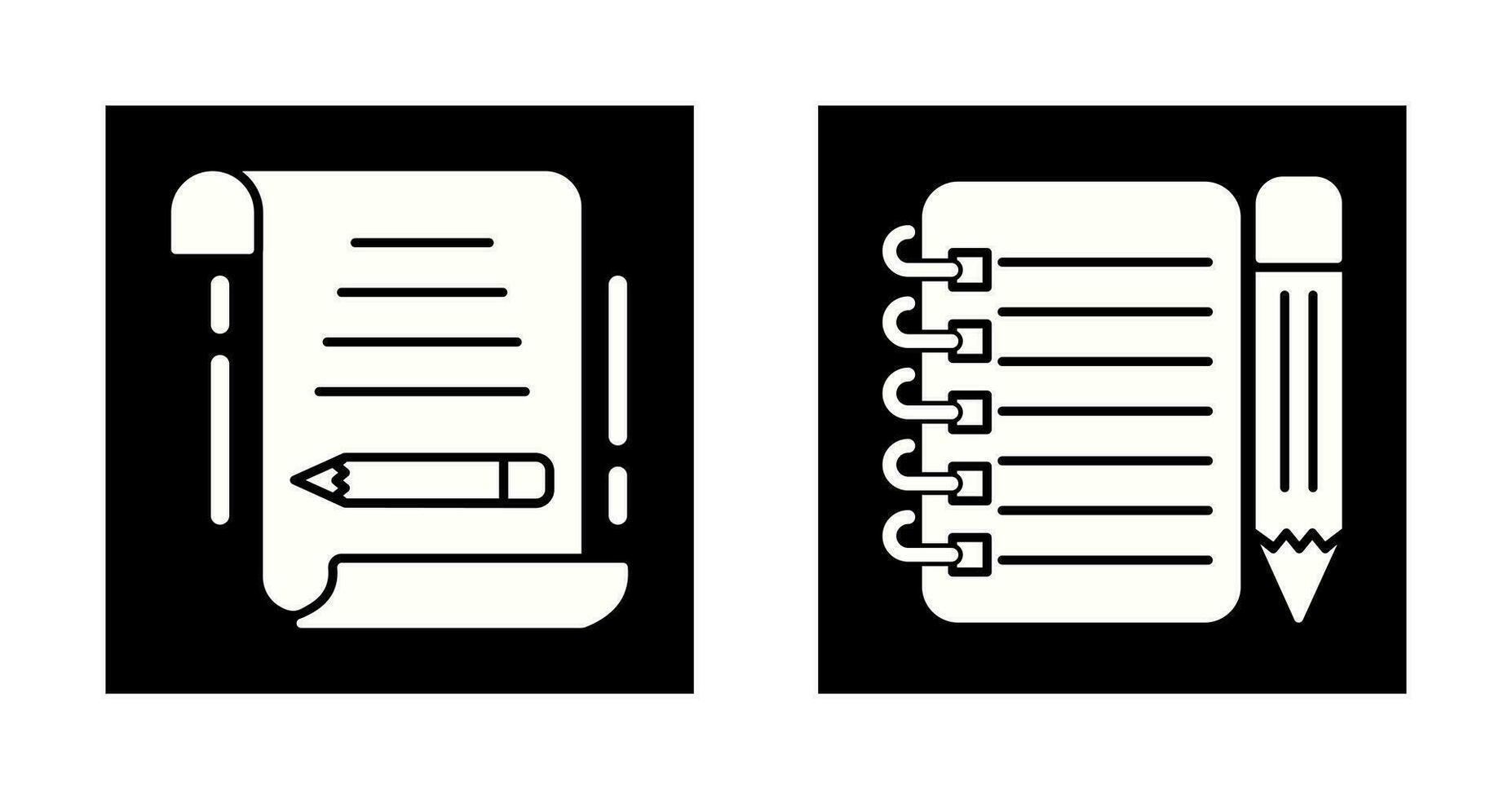 write and checklist Icon vector