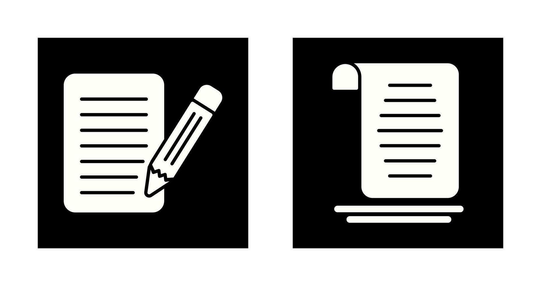 checklist and document  Icon vector