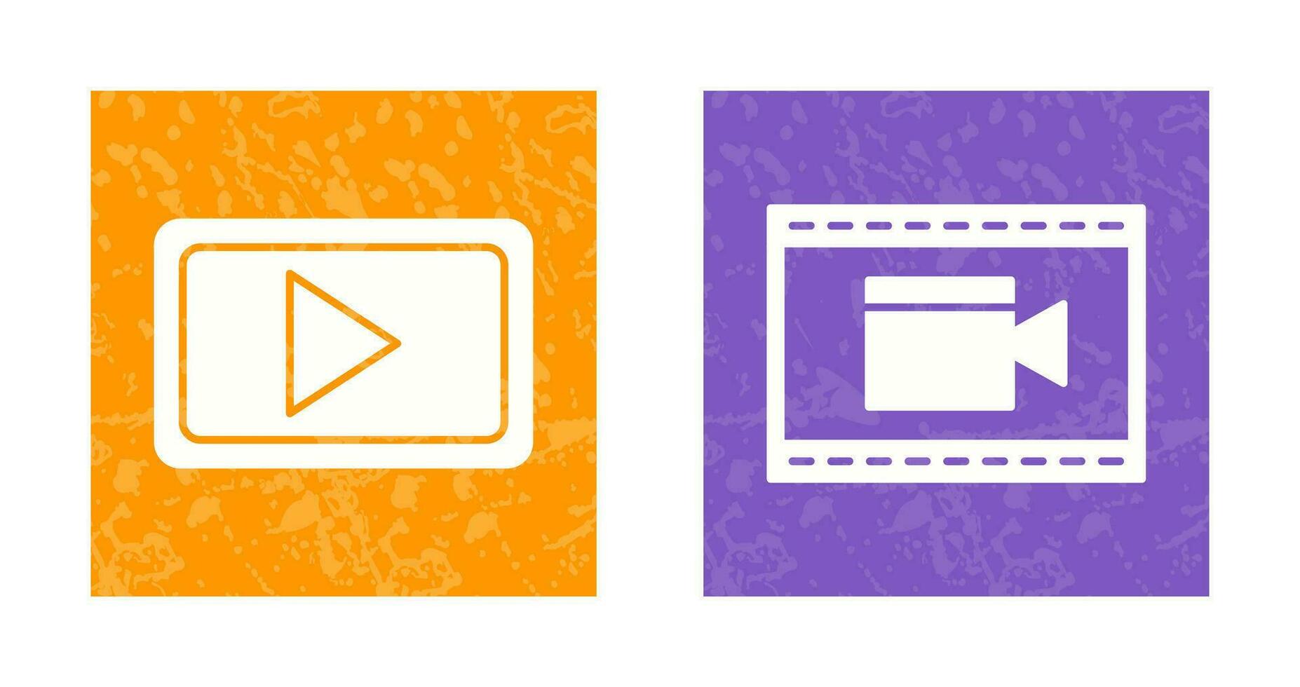 Video Communication and Video and Animation Icon vector