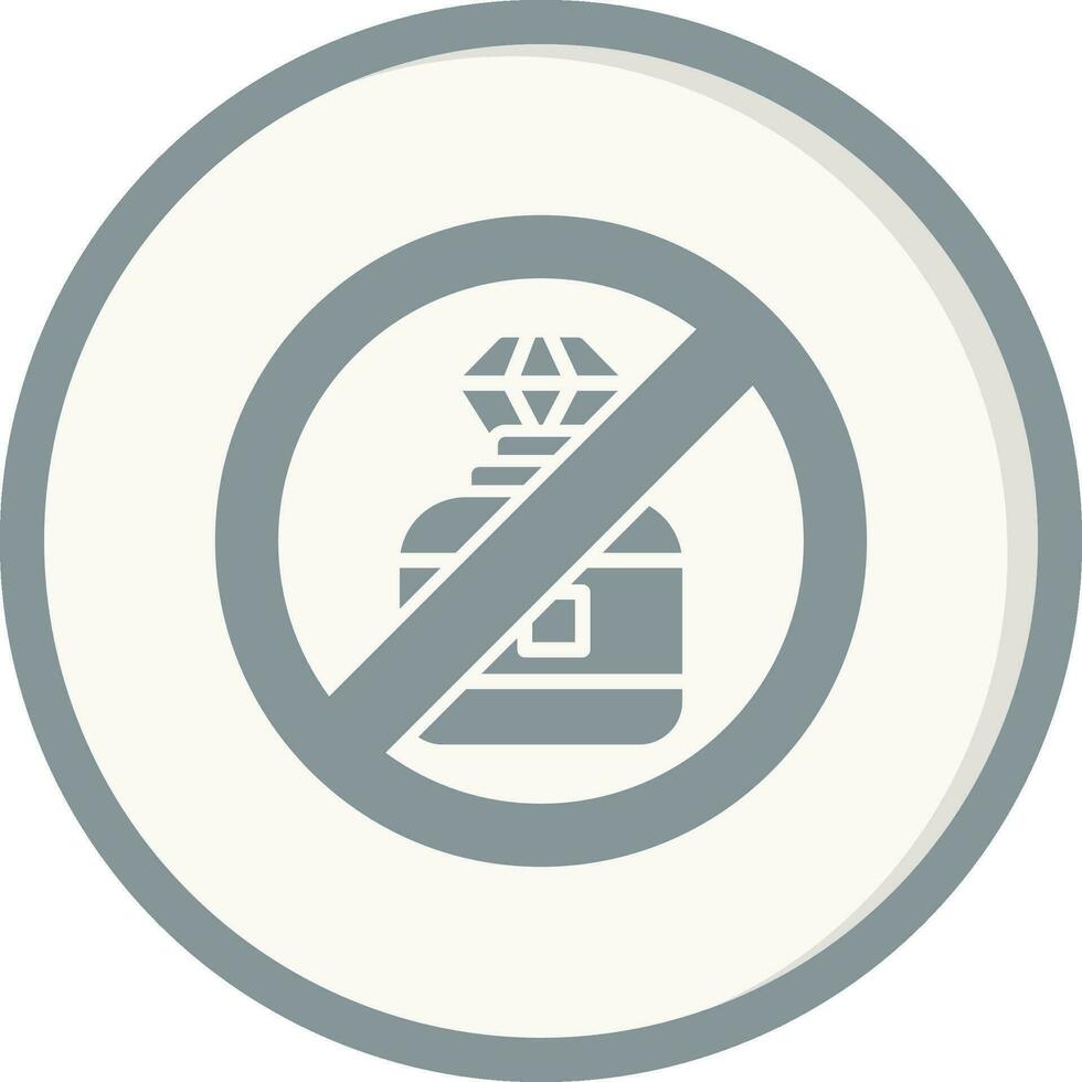 No Perfume Vector Icon