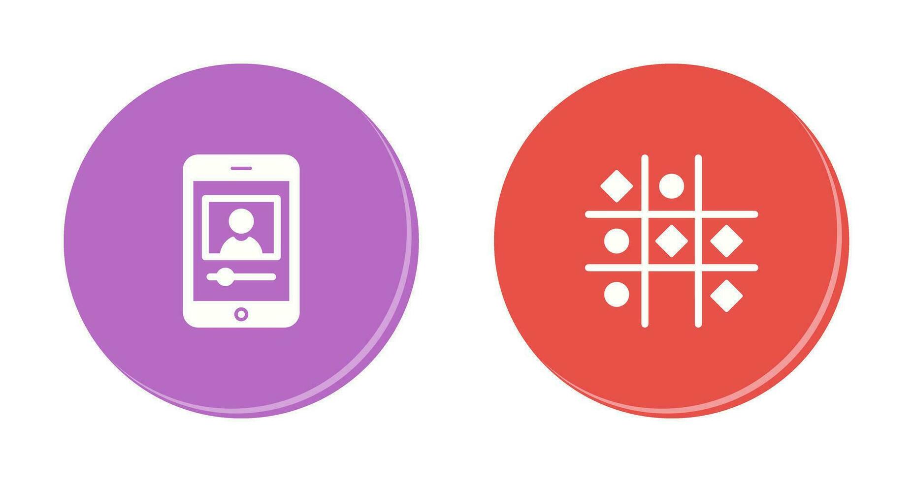 log and Tic Tac Toe Icon vector