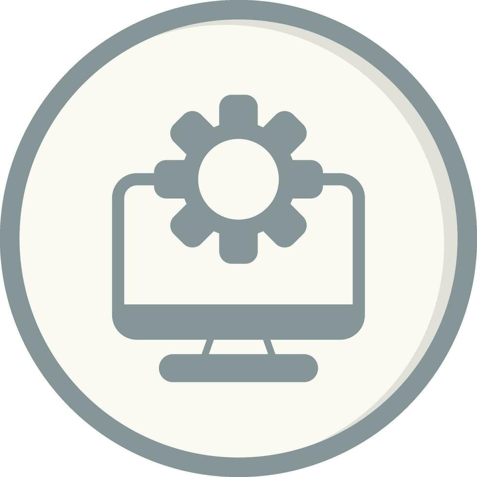 Computer Vector Icon