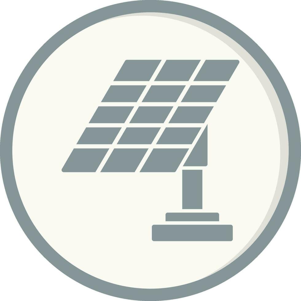 icono de vector de panel solar