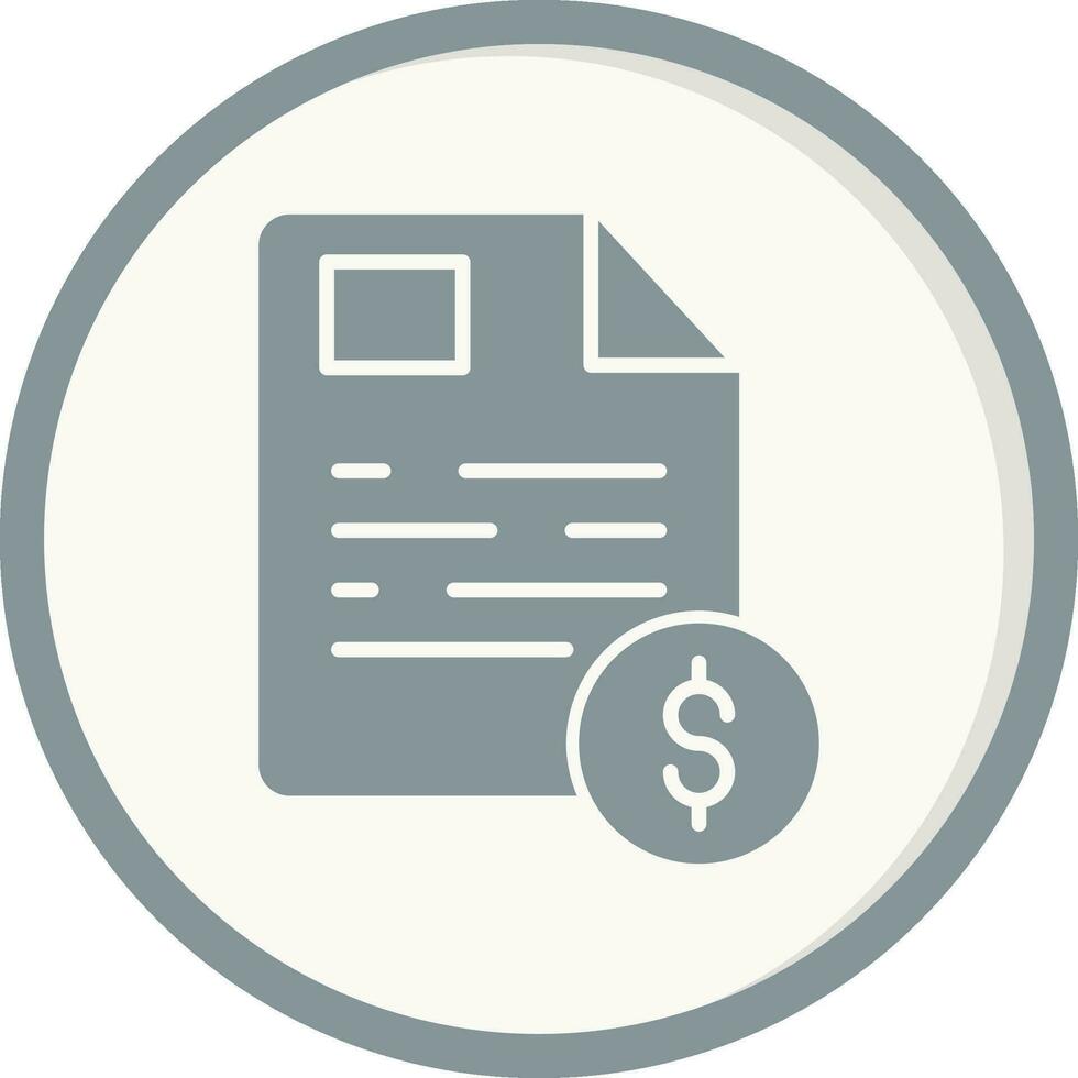 Financial Report Vector Icon