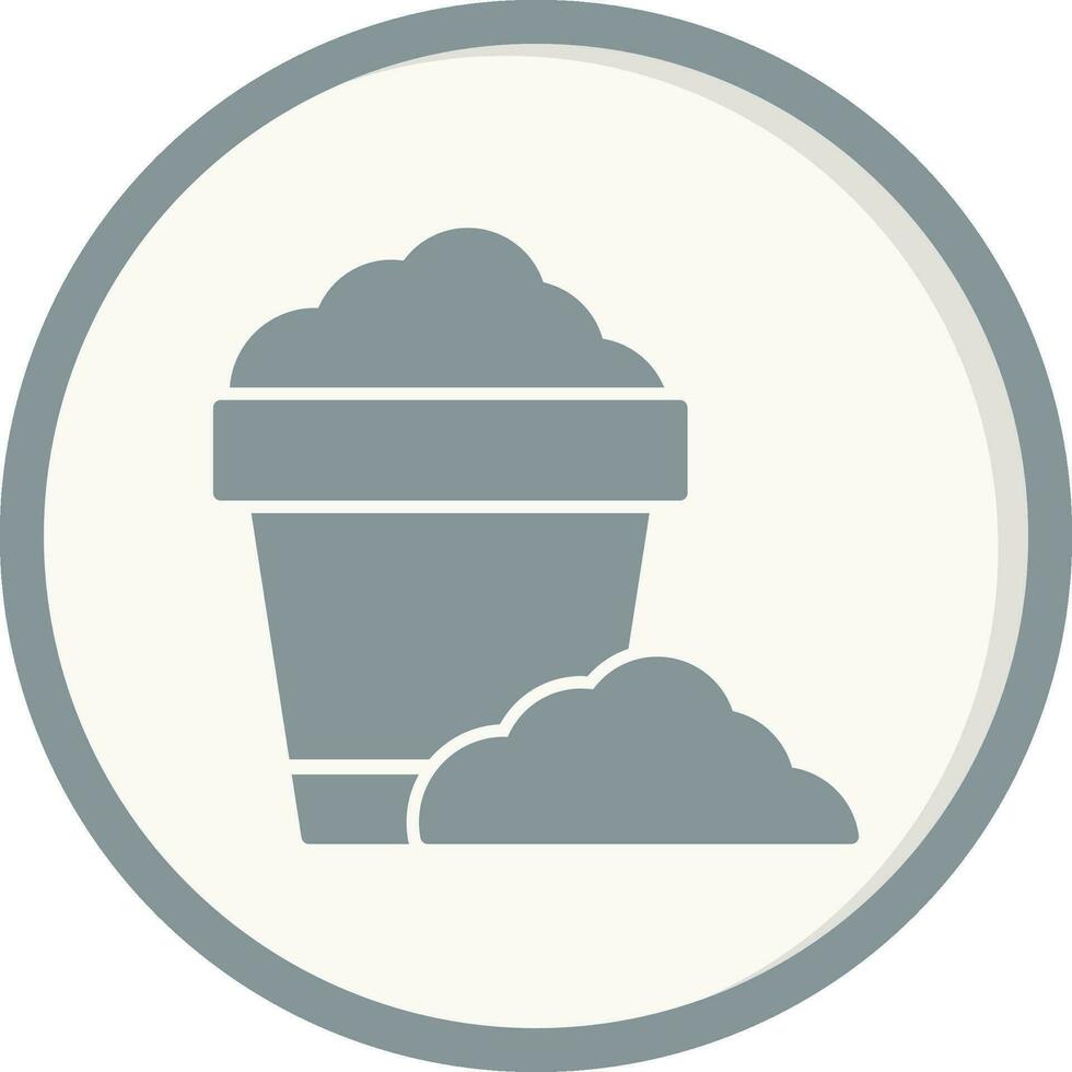 Sand Bucket Vector Icon