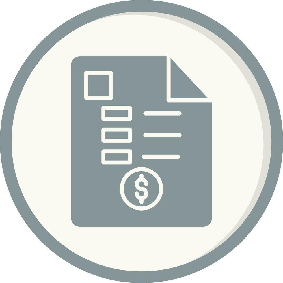 Receipt Vector Icon
