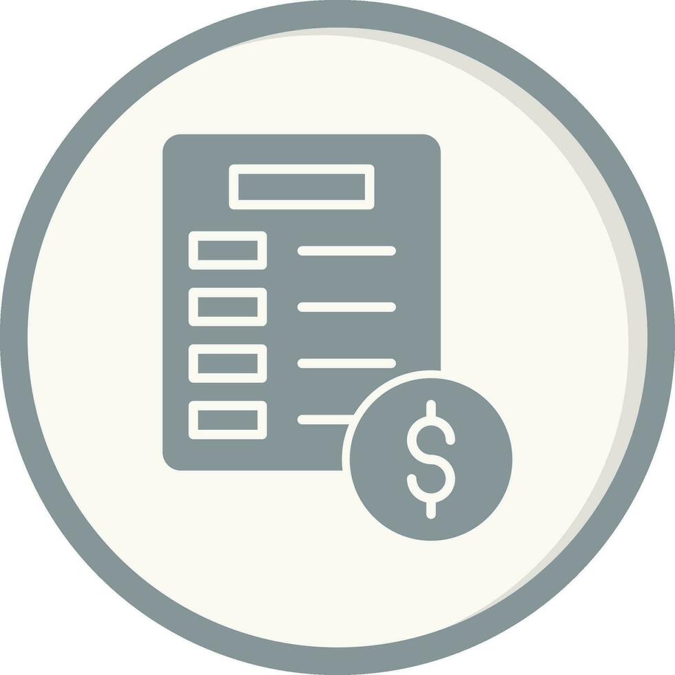 Invoice Vector Icon