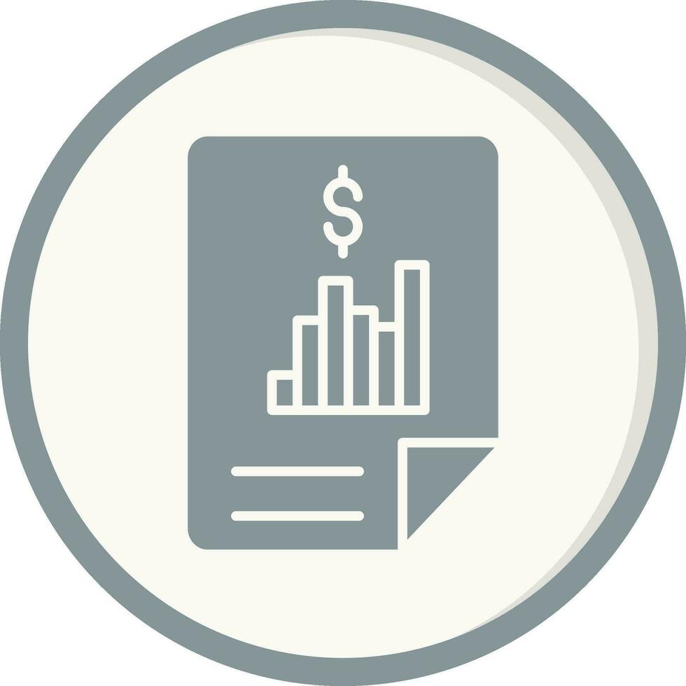 Financial Report Vector Icon