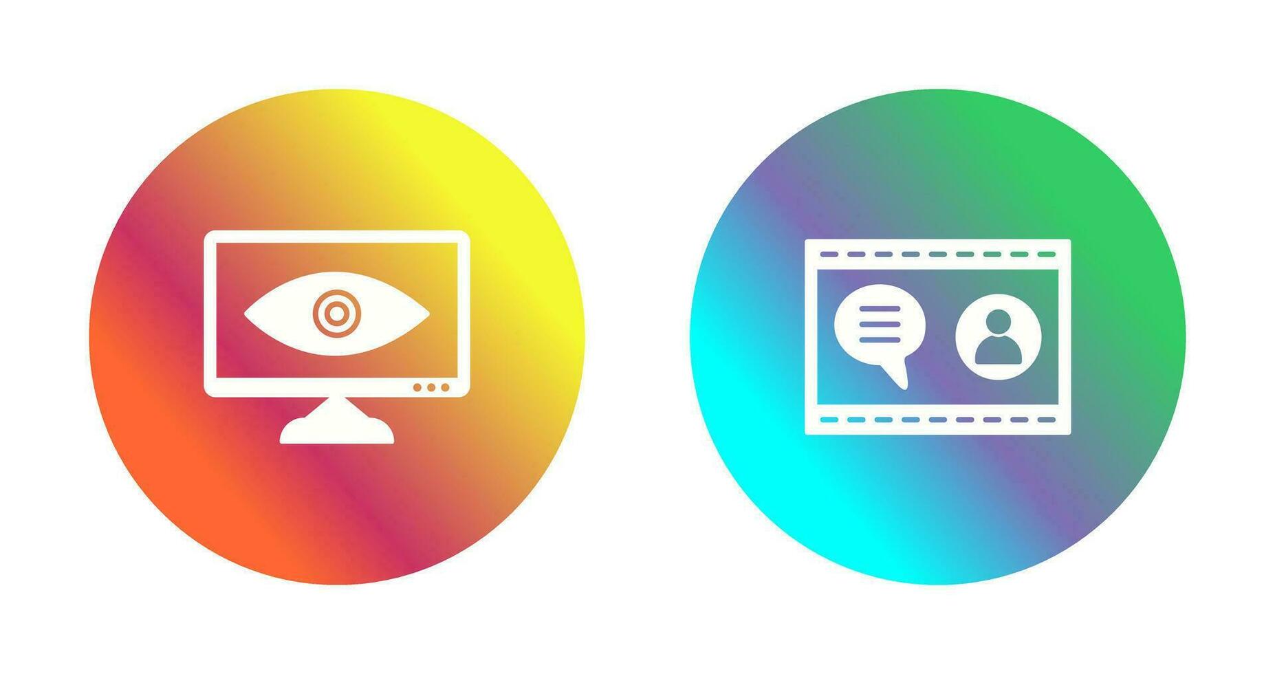Web Visibility and Web Support  Icon vector