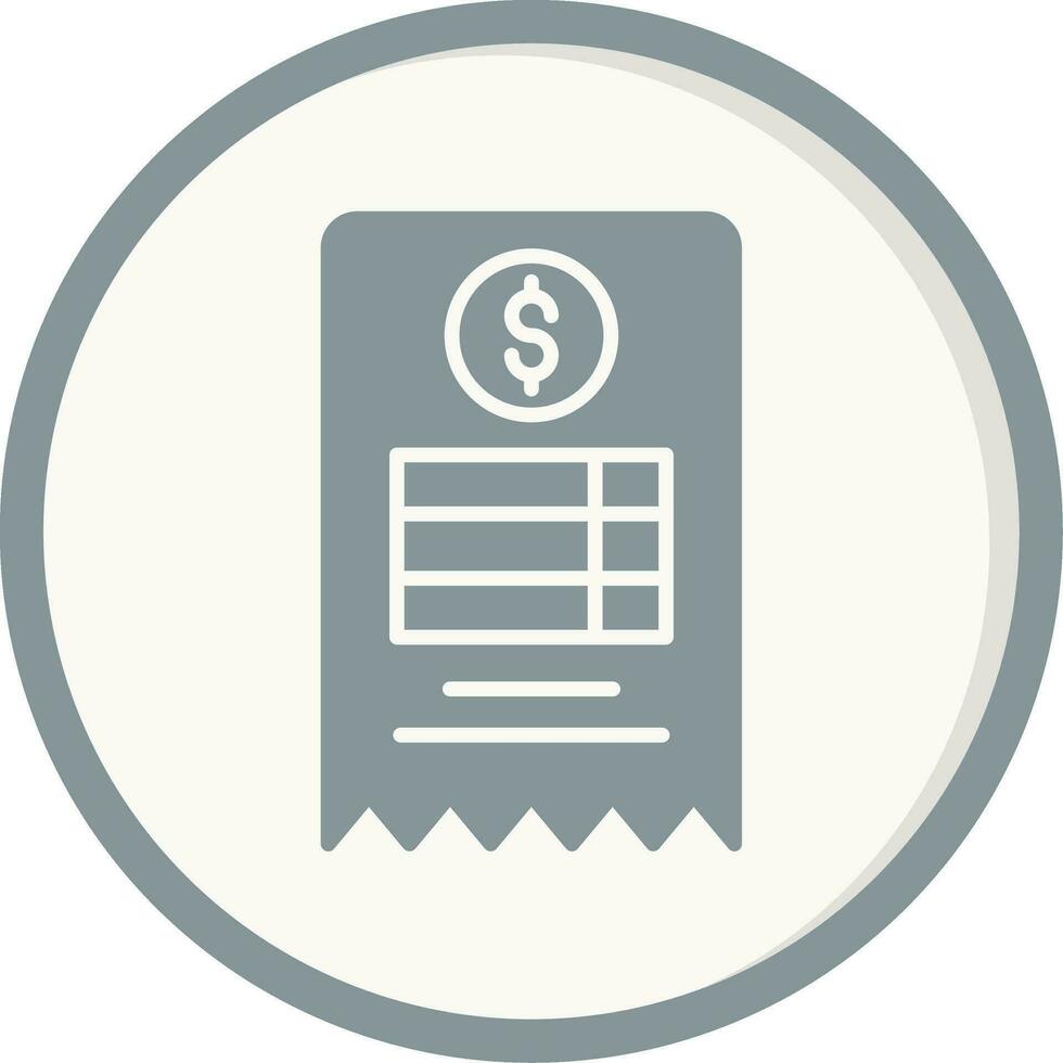 Bill Vector Icon