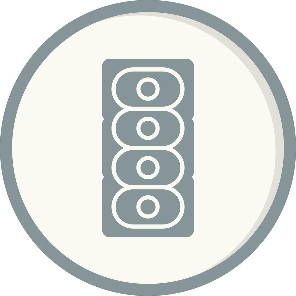 Colonial Diatom Vector Icon