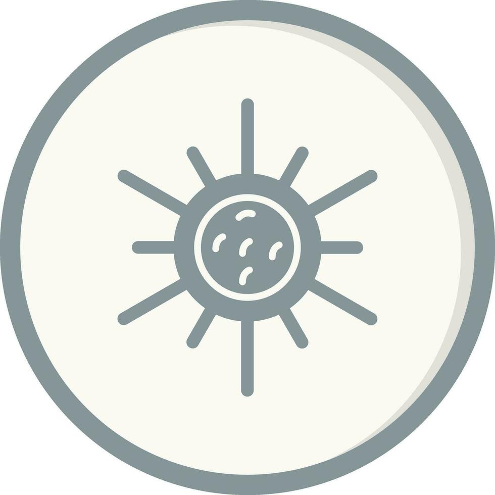 golenkinia radiata Vector Icon