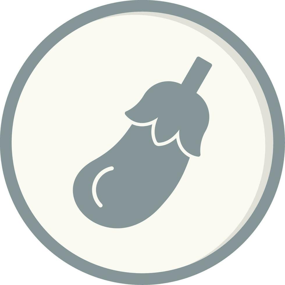 Eggplant Vector Icon