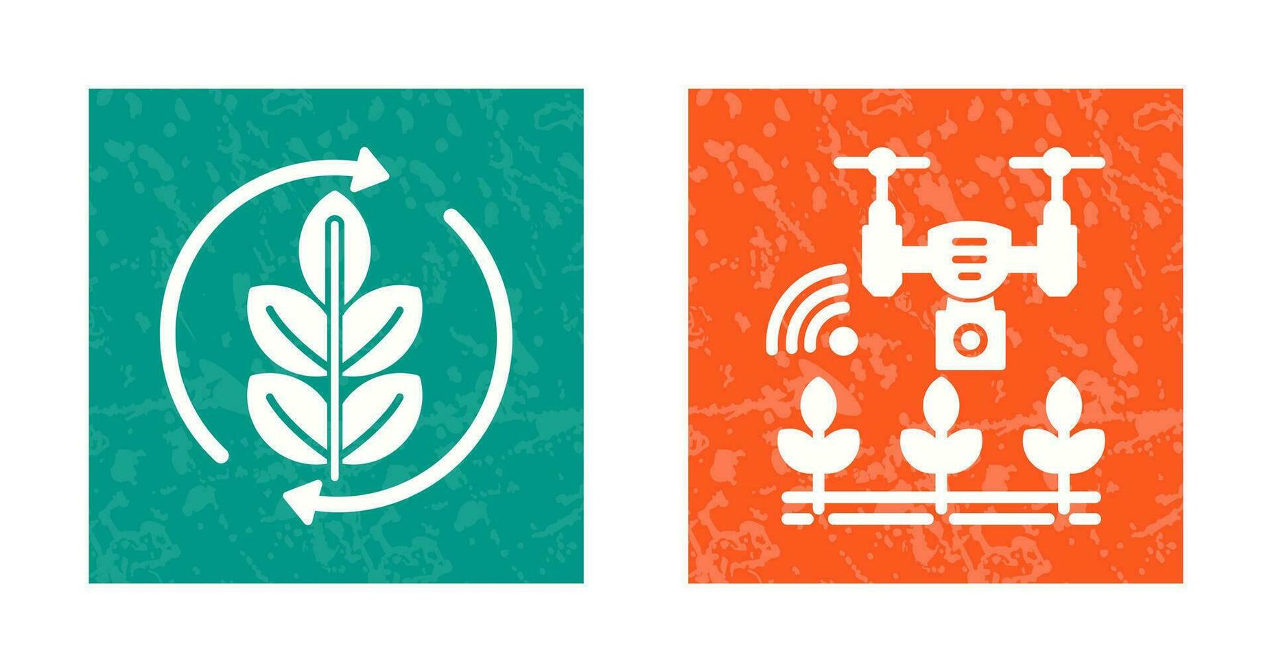 Agronomy and Smart Farm Icon vector