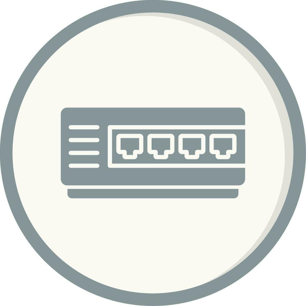 Network Hub Vector Icon