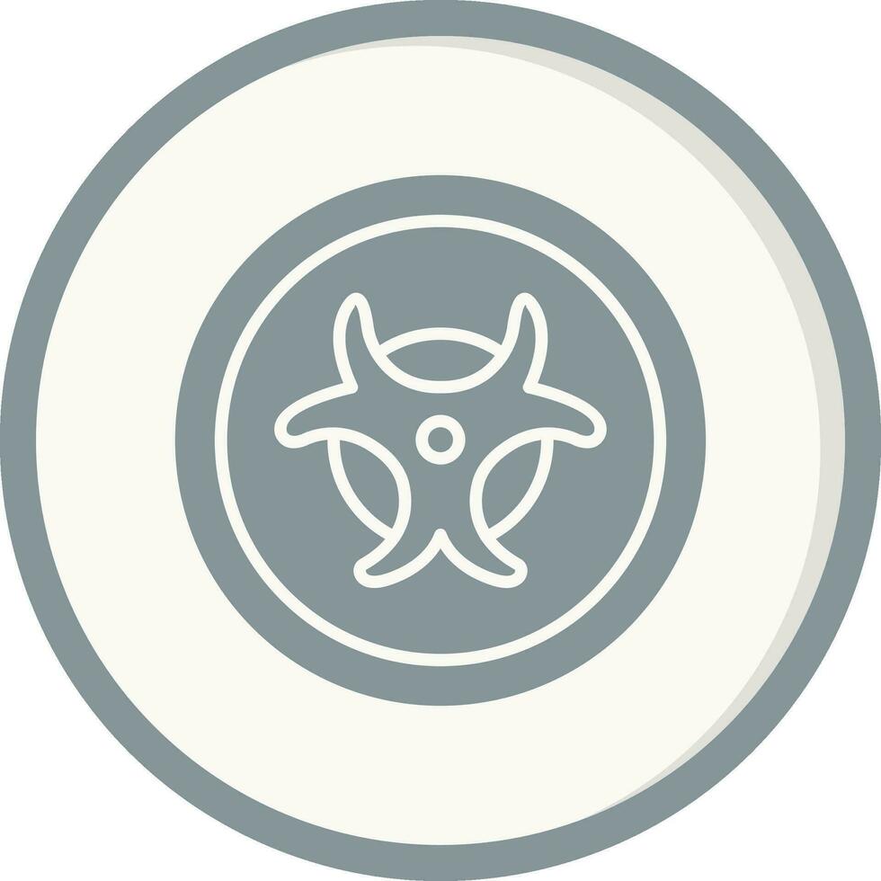 Biohazard Sign Vector Icon