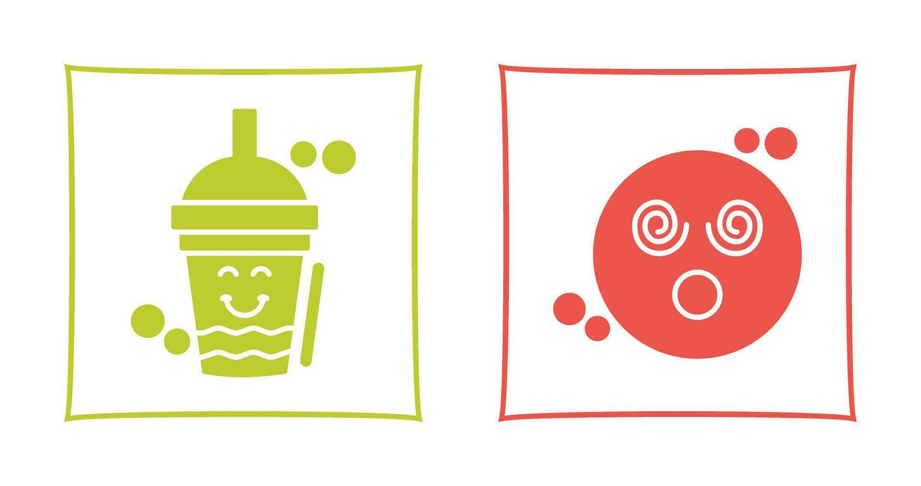 Drink and Dizzy Icon vector