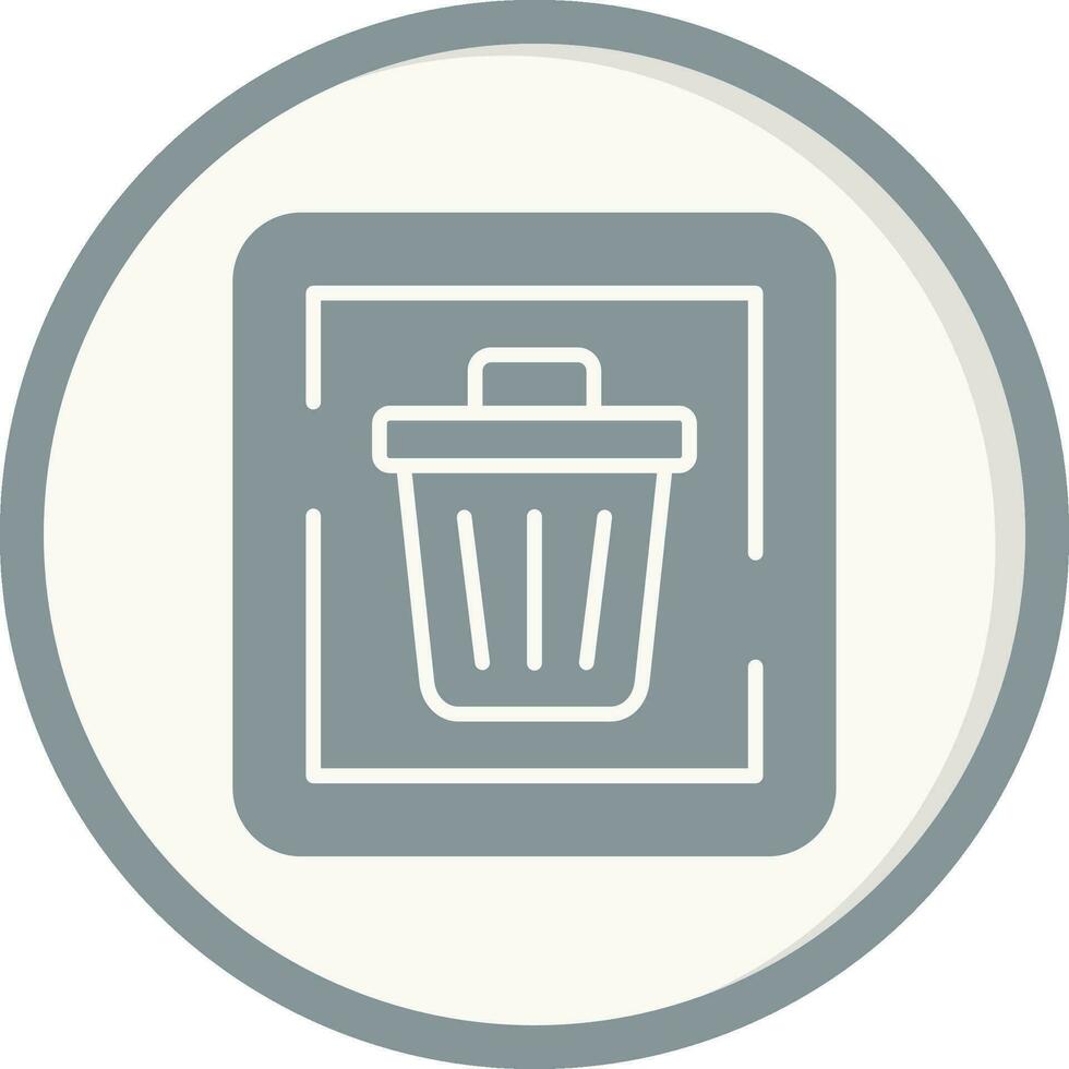 Trash Sign Vector Icon