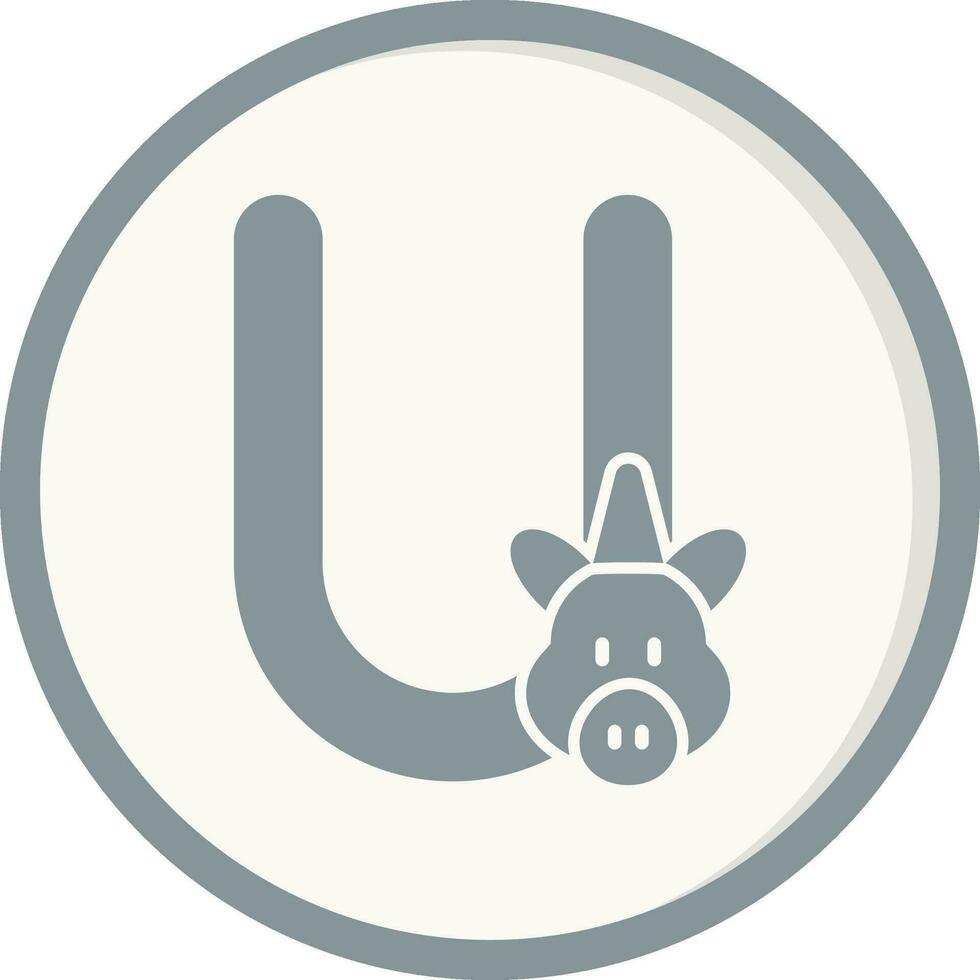 Capital U Vector Icon