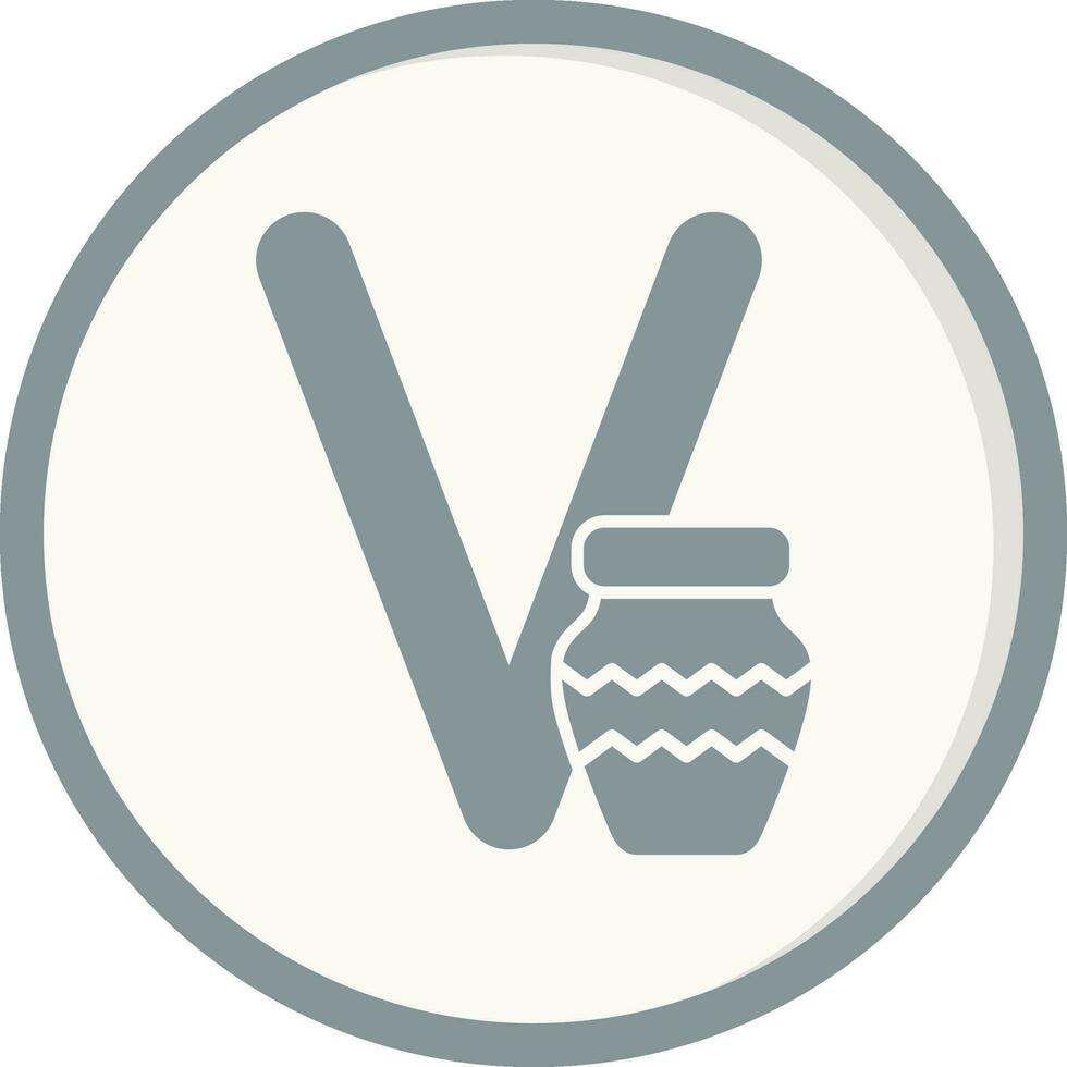 Capital V Vector Icon