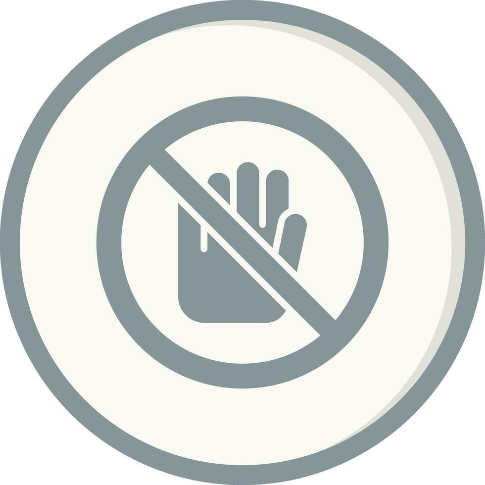 No Touch Vector Icon