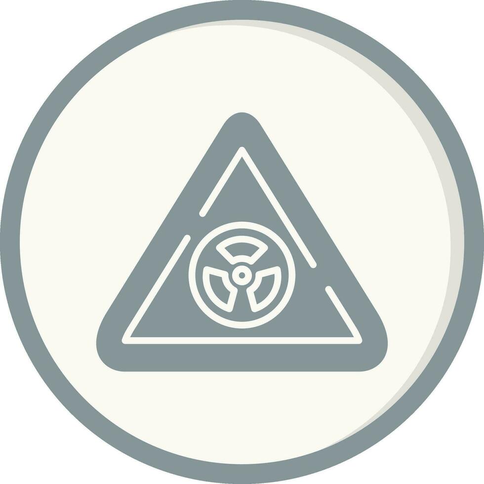 Radioactive Sign Vector Icon