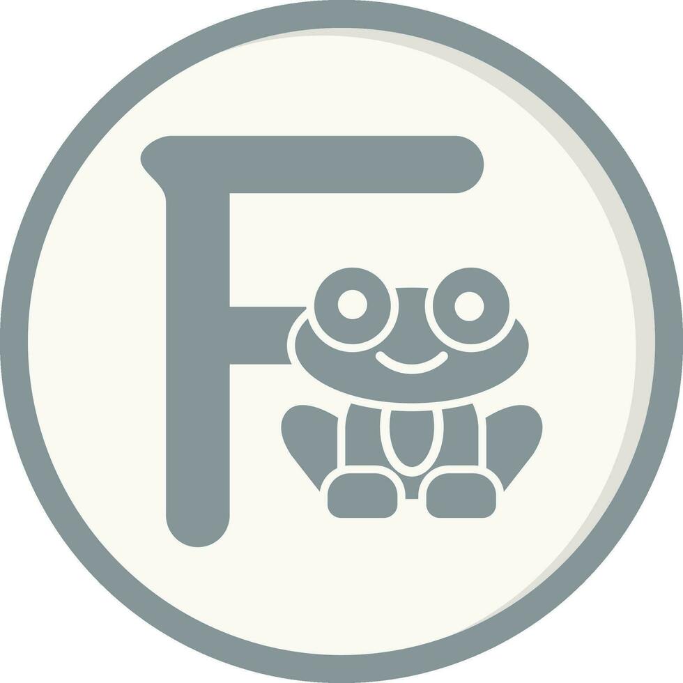 Capital F Vector Icon