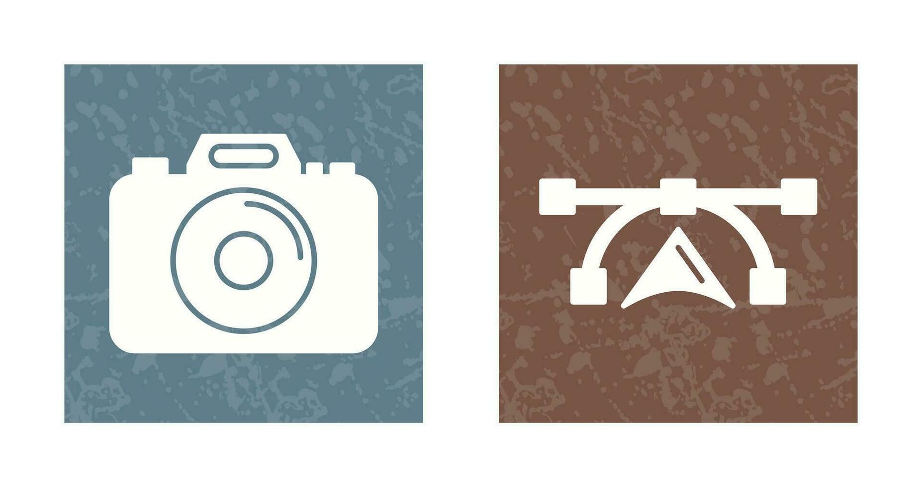 Camera and Vectors Icon