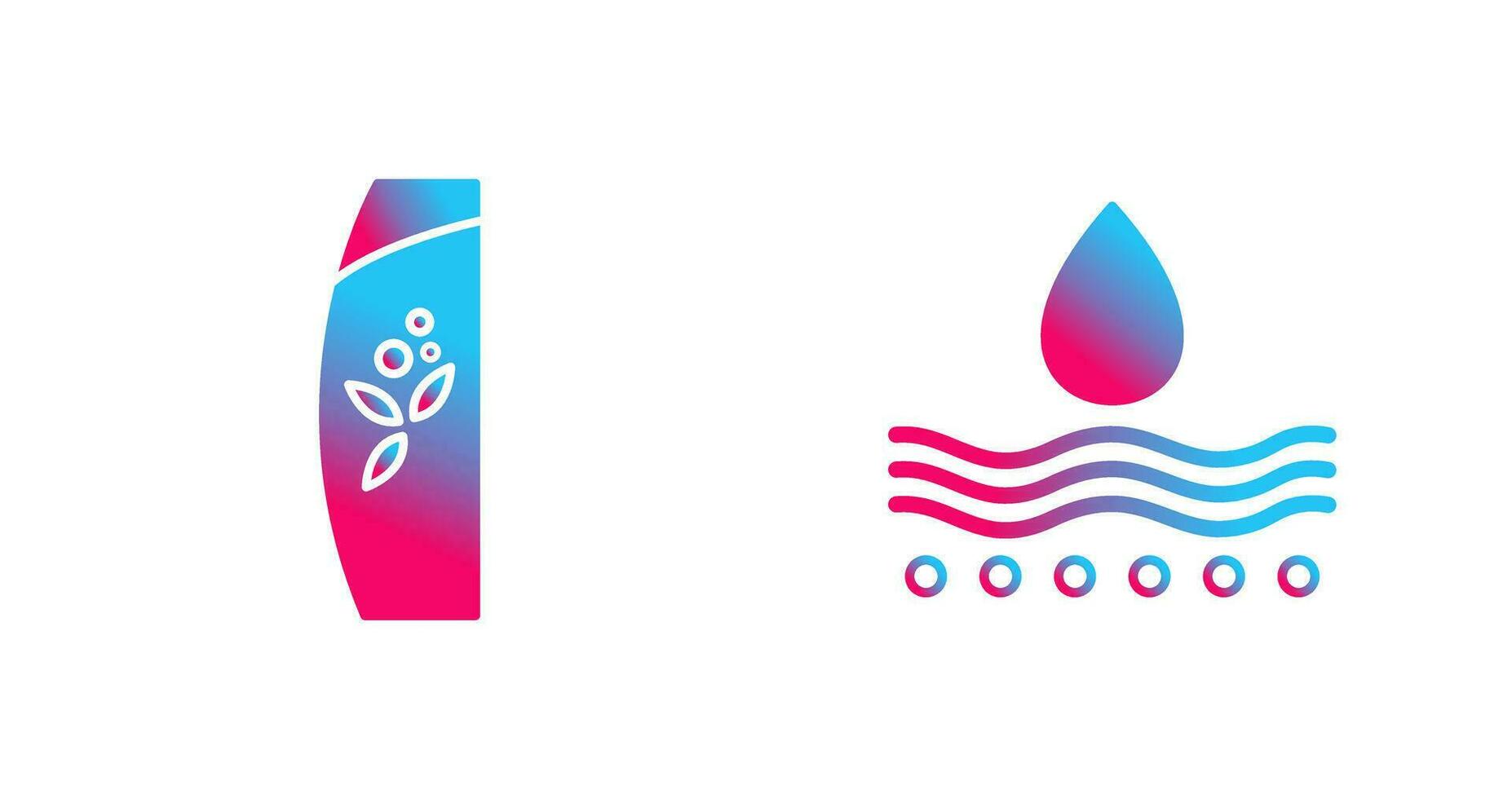 Natural and Moisture Icon vector