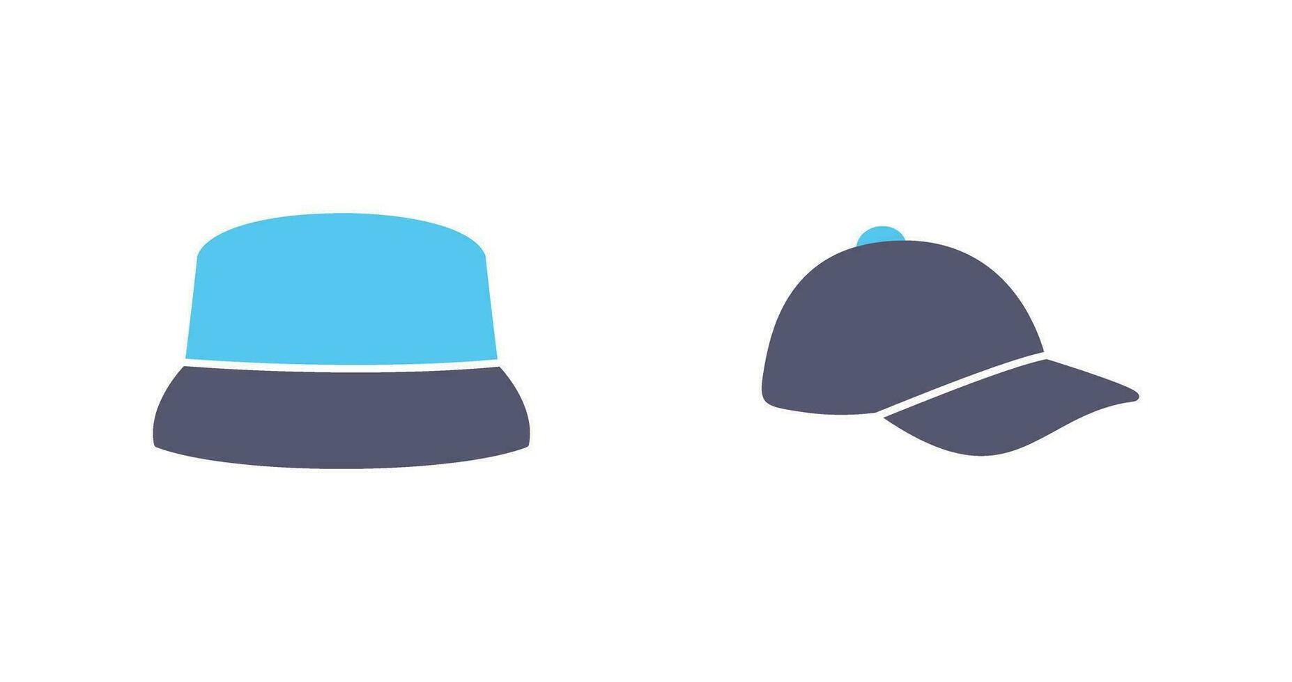 Hat and athletic Icon vector