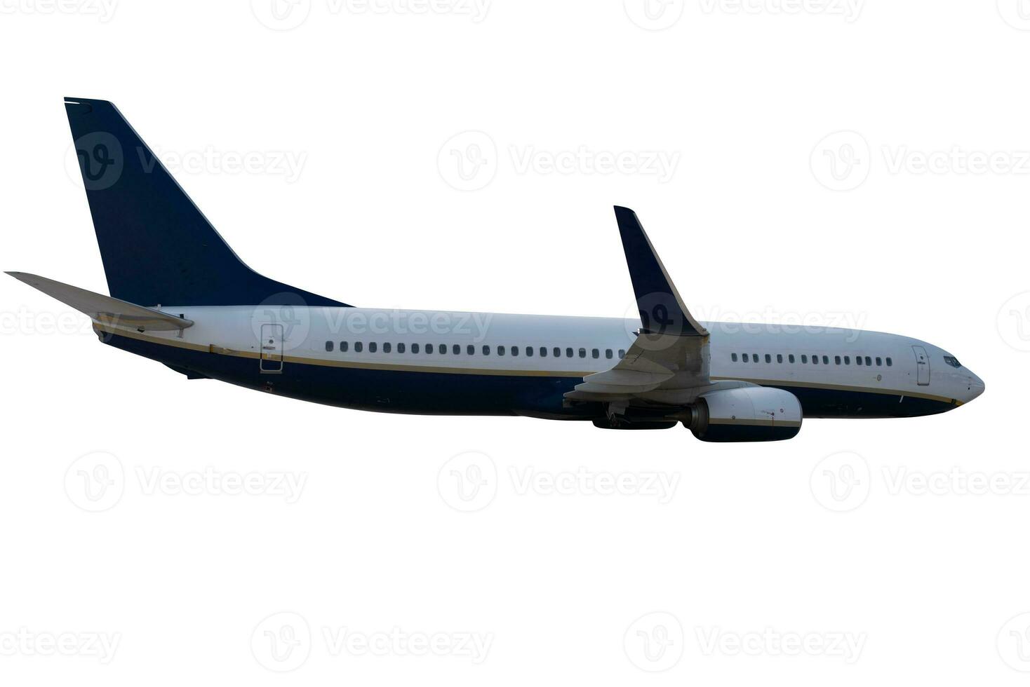 Isolated big aircraft ready to flight fast photo