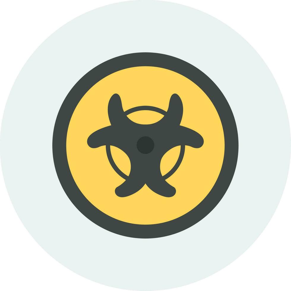 Biohazard Sign Vector Icon