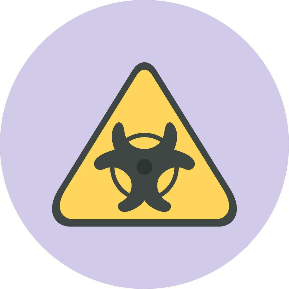 Biological Hazard Vector Icon