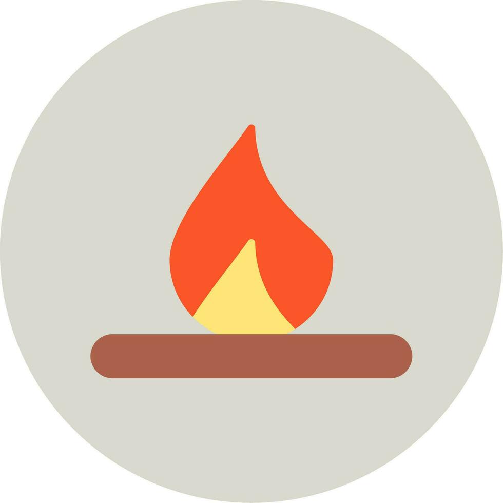 Burning Vector Icon