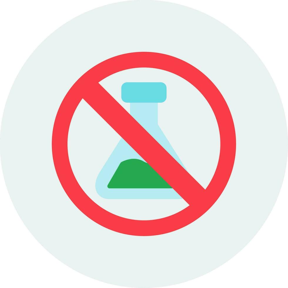 No Chemical Vector Icon