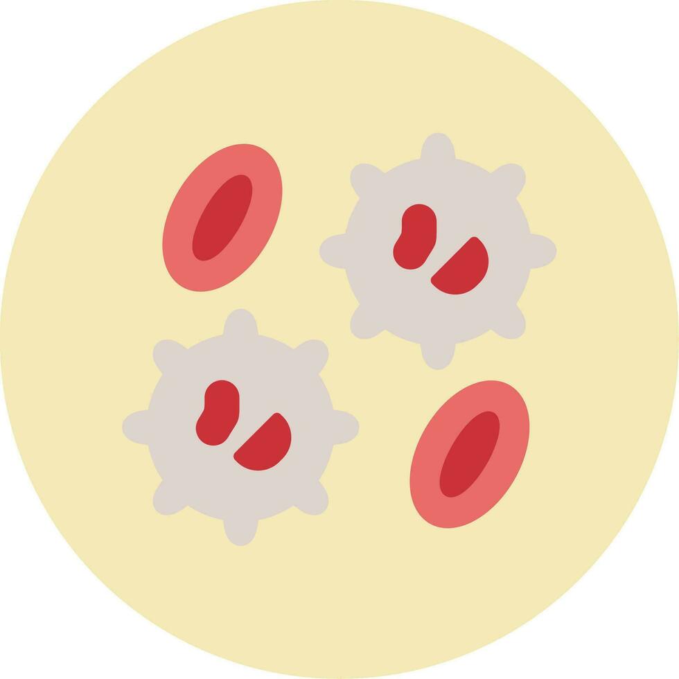 White Blood Cell  Vector Icon