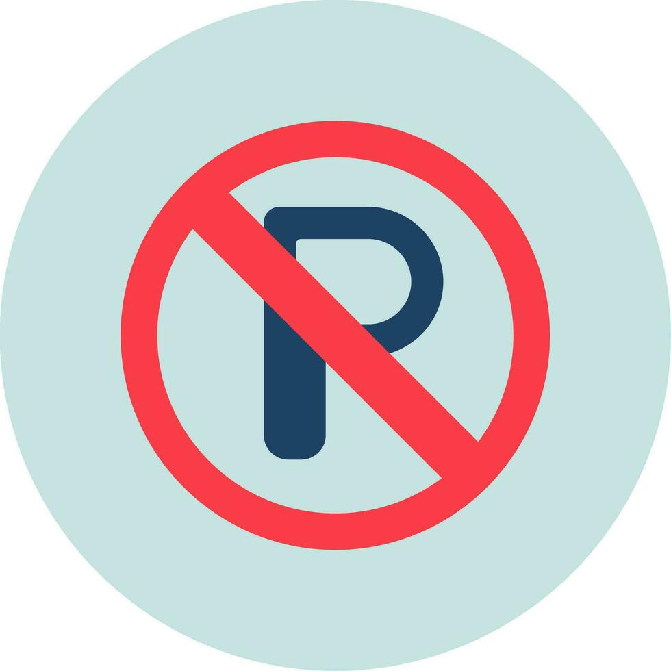 No Parking Vector Icon