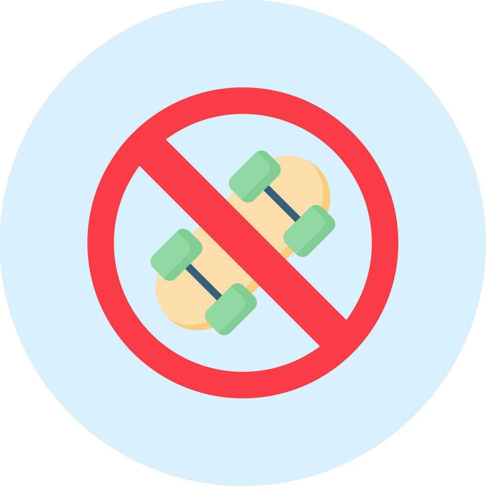 No patineta vector icono