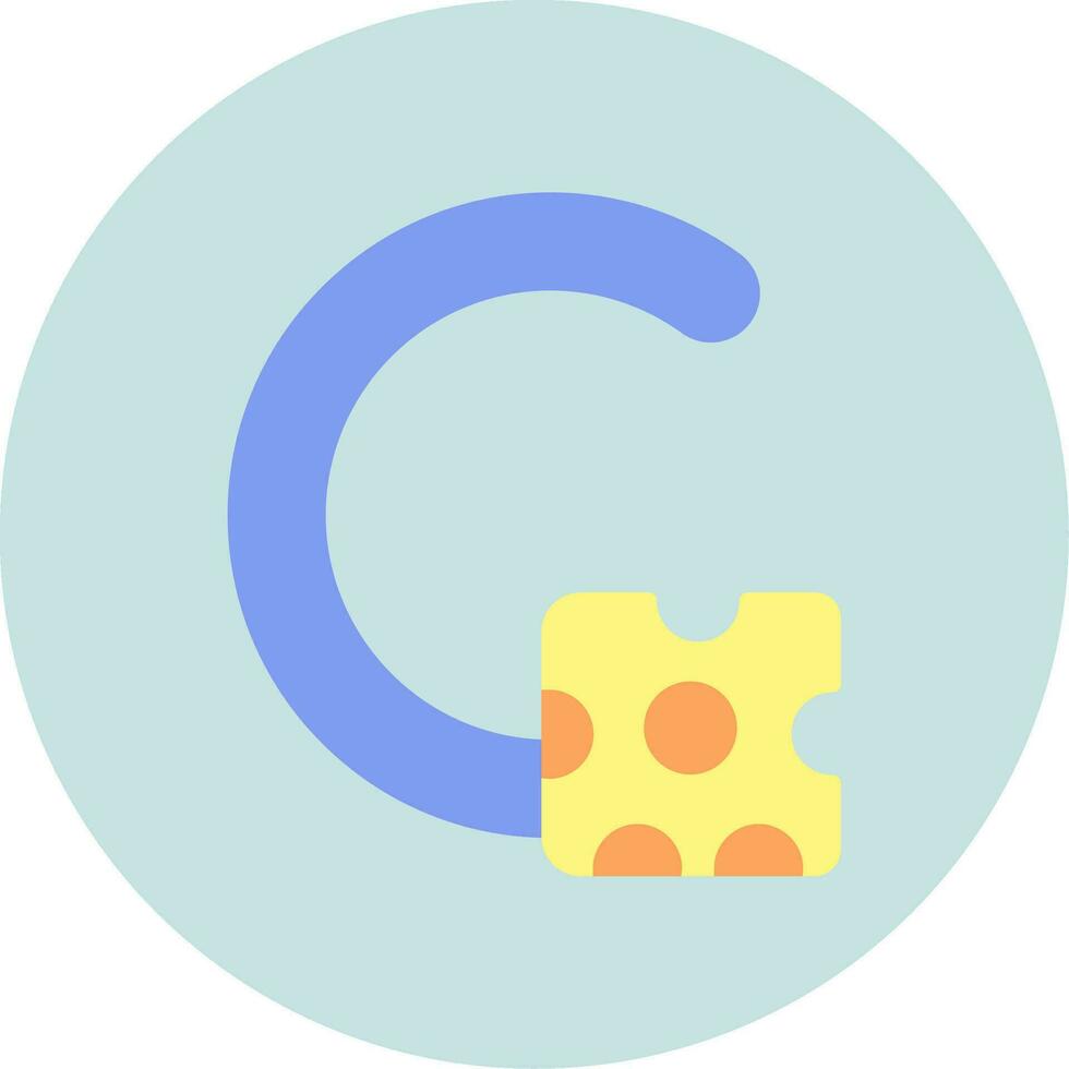 Capital C Vector Icon